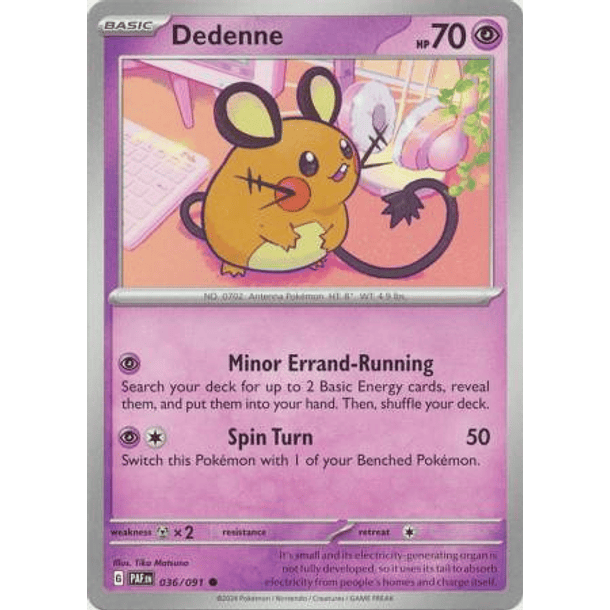 Dedenne - 036/091 - Common Inglés