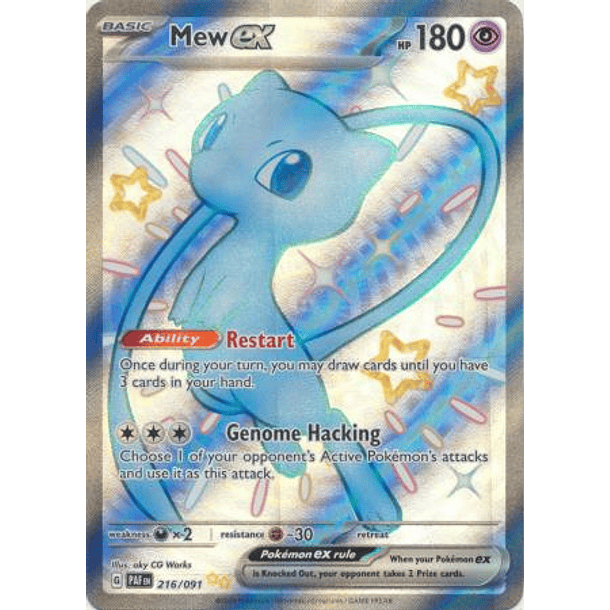 Mew ex - 216/091 - Shiny Ultra Rare Inglés