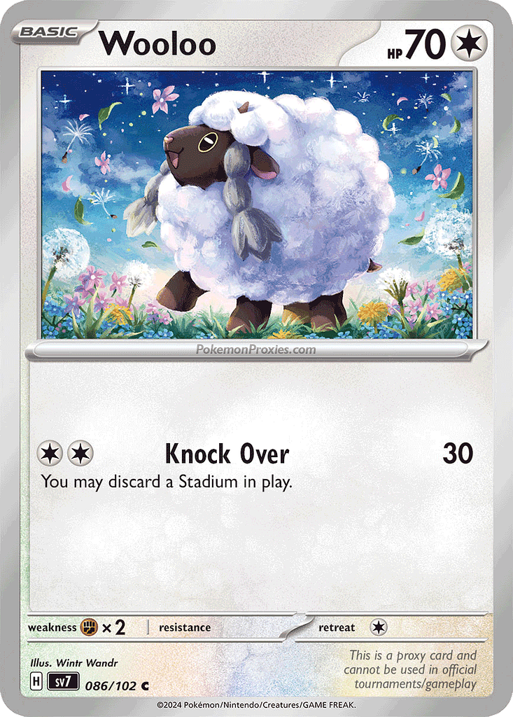 Wooloo 124/142 - Common Inglés