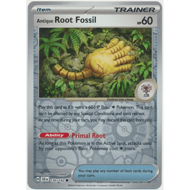 Antique Root Fossil 130/142- Common Foil Inglés