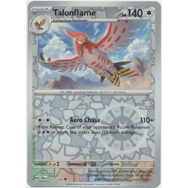 Talonflame - 123/142 - Uncommon Reverse Holo Inglés