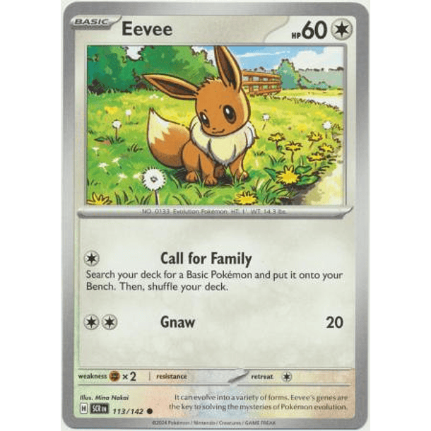 Eevee - 113/142 - Common Inglés