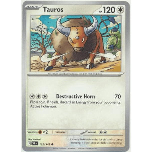 Tauros - 112/142 - Common Inglés