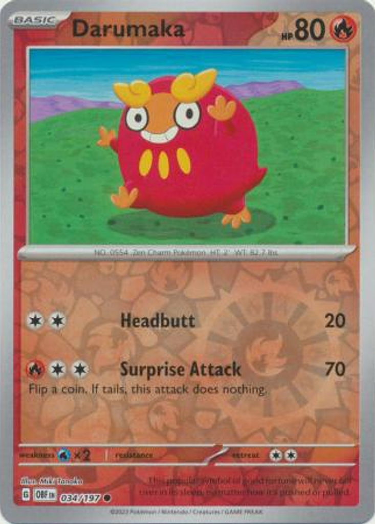 Darumaka - 034/197 - Common Reverse Holo– Inglés