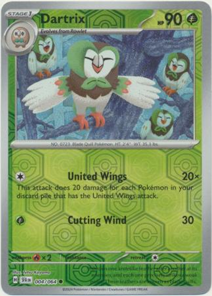 Dartrix - 004/064 - Common Reverse Holo - Inglés