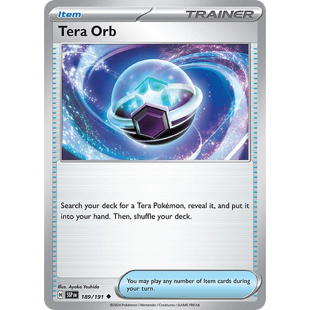 Tera Orb – 189/191 – Uncommon – Inglés