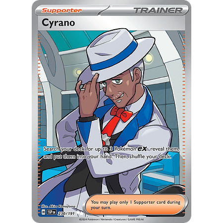 Cyrano – 230/191 – Full Art Secret Rare – Inglés