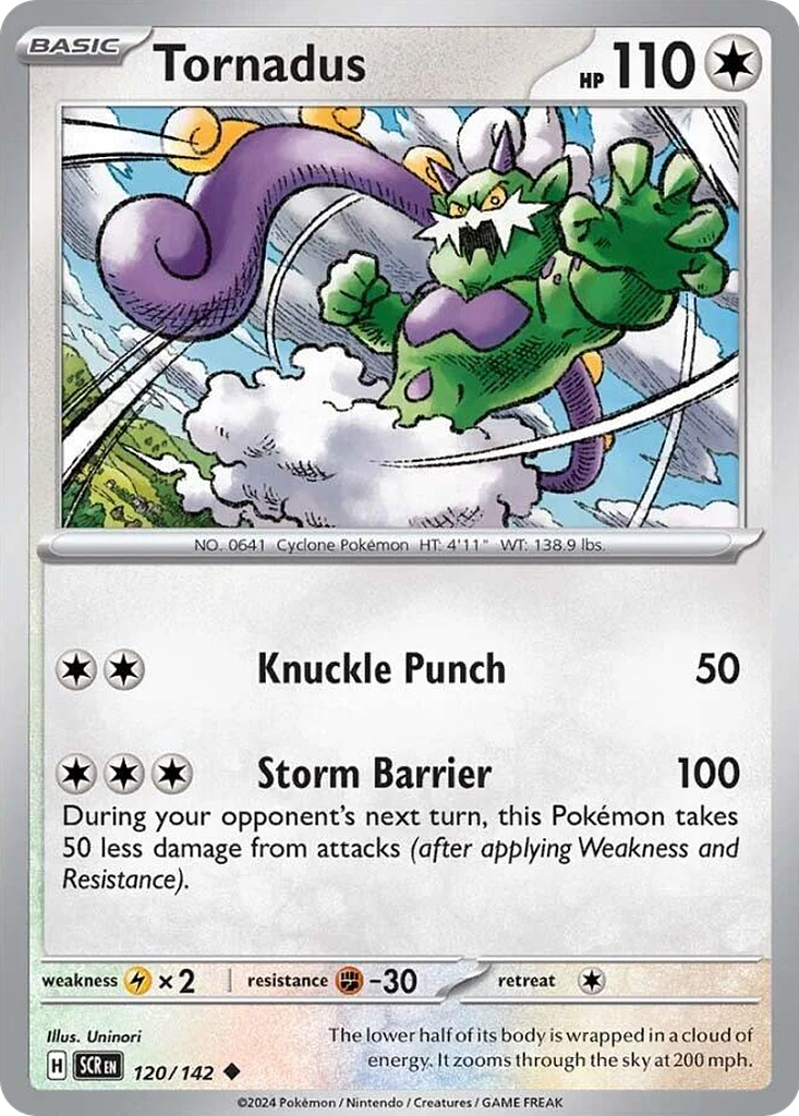 Tornadus - 120/142 - Uncommon Inglés