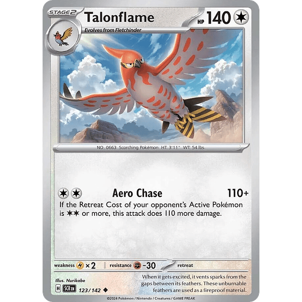 Talonflame - 123/142 - Uncommon Inglés