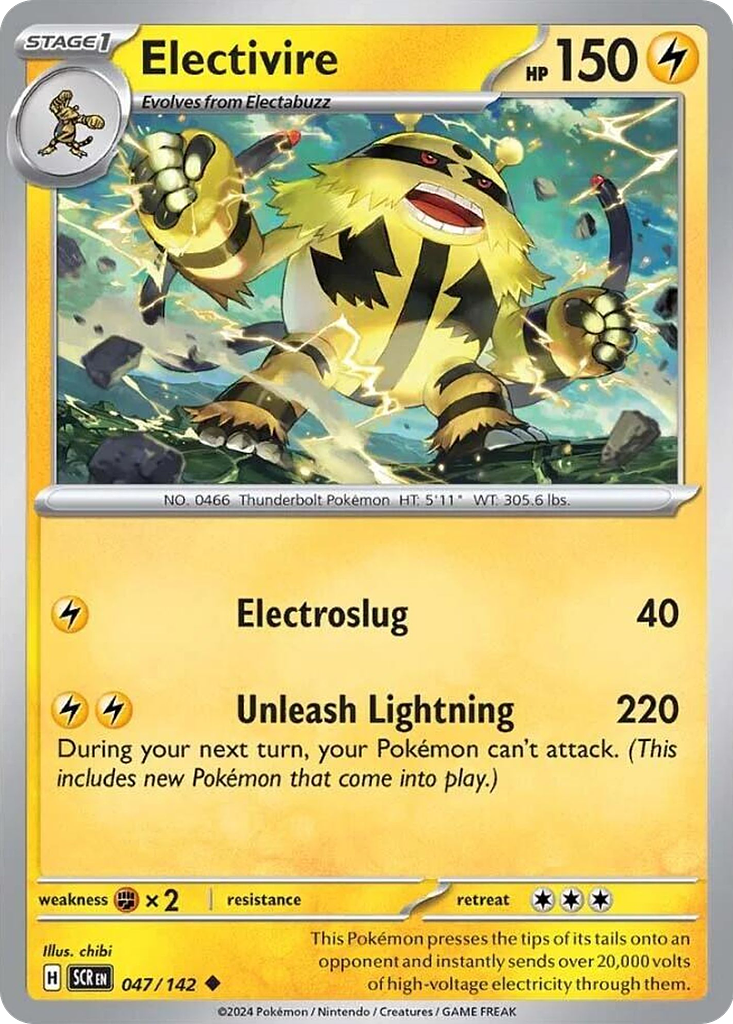 Electivire - 047/142 - Uncommon Reverse Holo Inglés