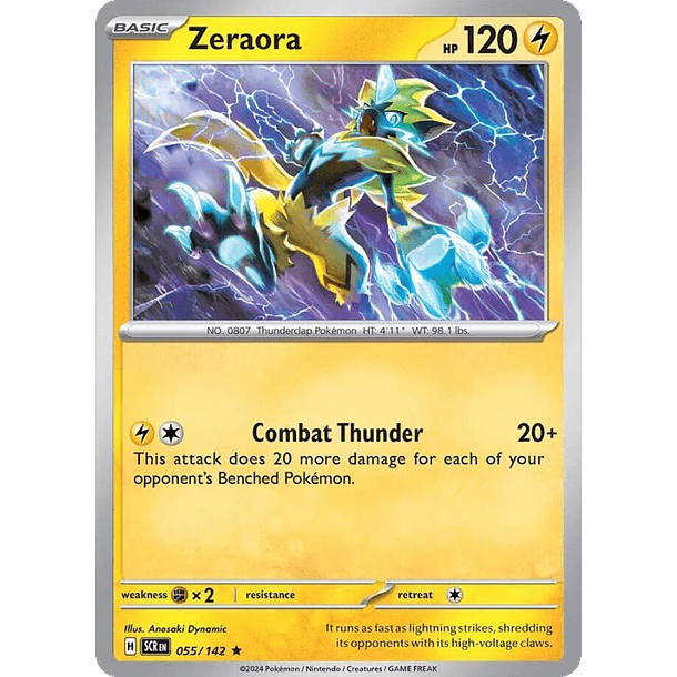 Zeraora - 055/142 - Reverse Holo Rare Inglés