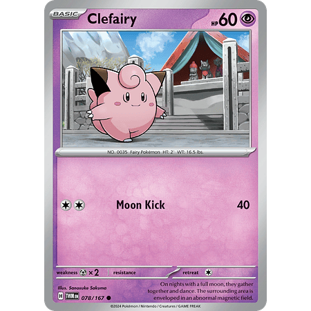 Clefairy - 078/167 - Common Inglés