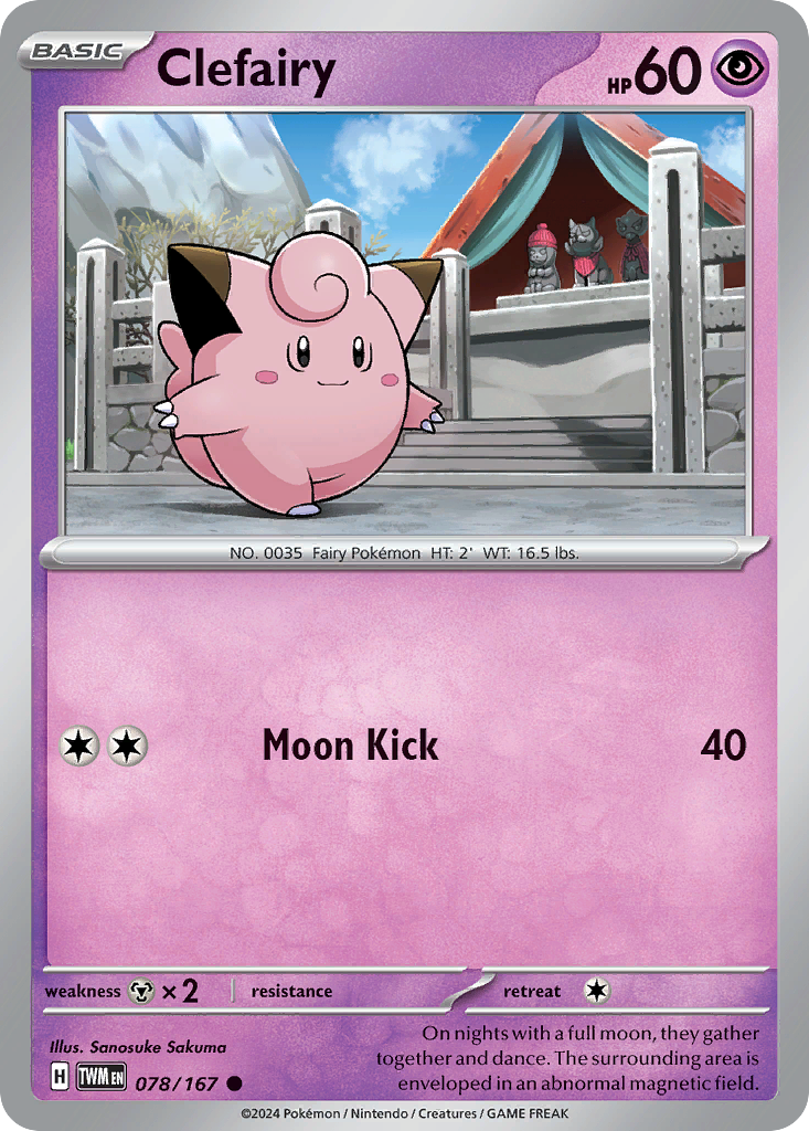 Clefairy - 078/167 - Common Inglés