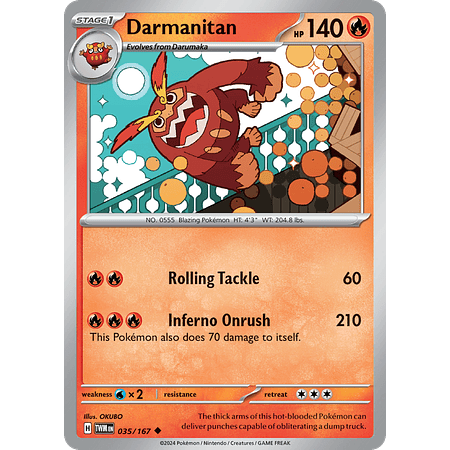 Darmanitan - 035/167 - Uncommon Inglés