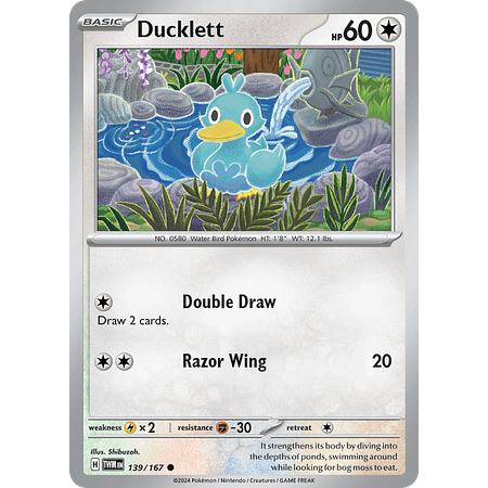 Ducklett - 139/167 - Common Inglés