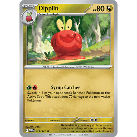 Dipplin - 127/167 - Uncommon Inglés