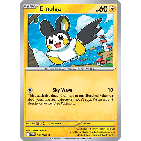 Emolga - 069/167 - Common Inglés