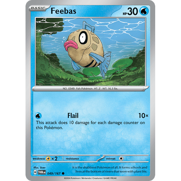 Feebas - 049/167 - Common Inglés