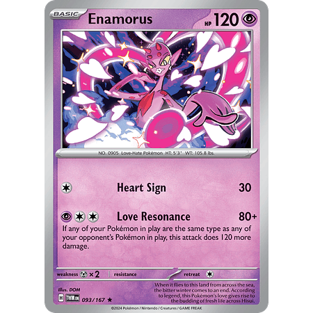 Enamorus - 093/167 - Holo Rare Inglés