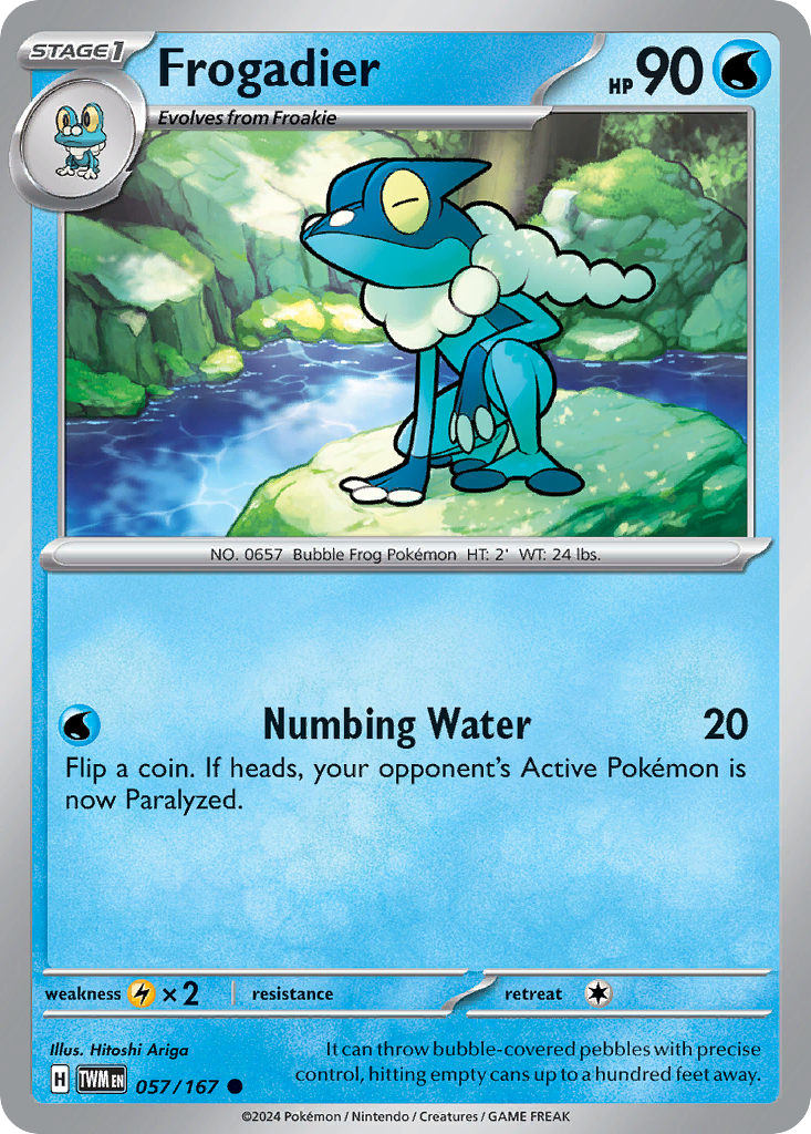 Frogadier - 057/167 - Common Foil Inglés