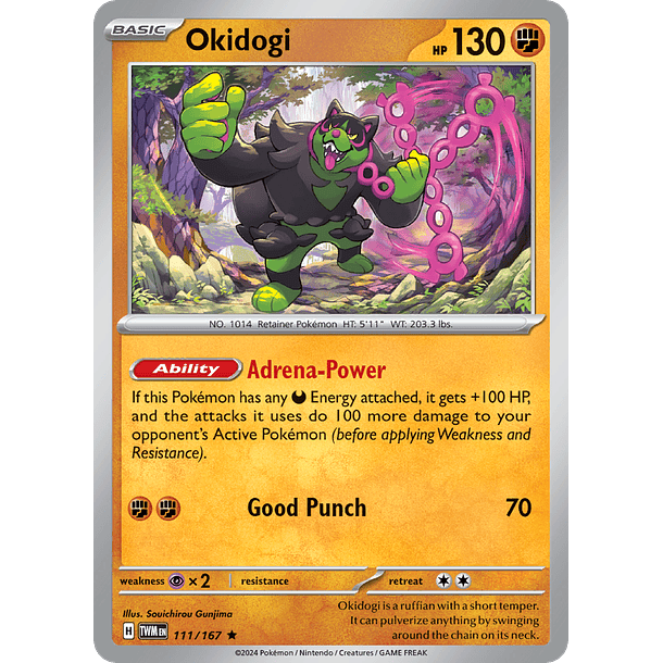 Okidogi - 111/167 - Holo Rare Inglés