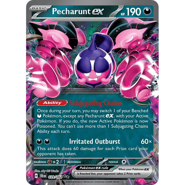 Pecharunt ex - 039/064 - Ultra Rare - Inglés