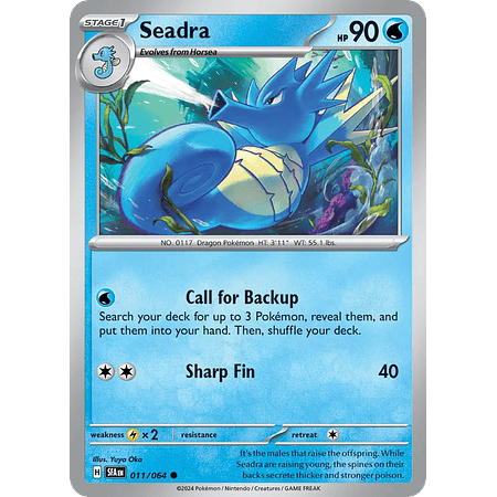 Seadra - 011/064 - Common- Inglés