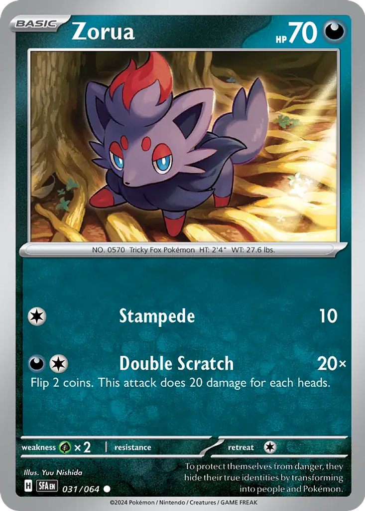 Zorua - 031/064 - Common Inglés