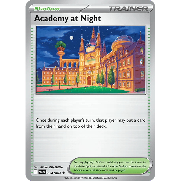 Academy at Night - 054/064 - Uncommon Español