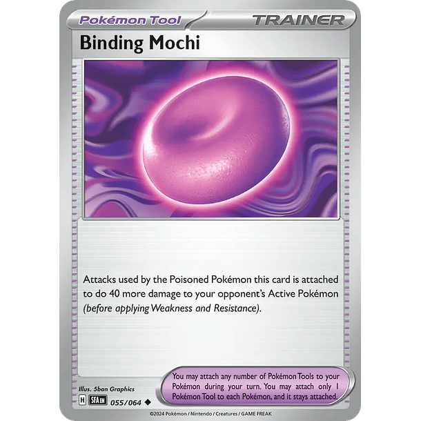 Binding Mochi - 055/064 - Uncommon Reverse Holo Inglés