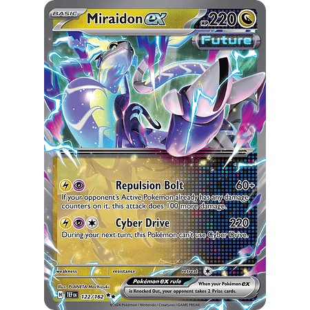 Miraidon ex - 122/162 - Ultra Rare Inglés