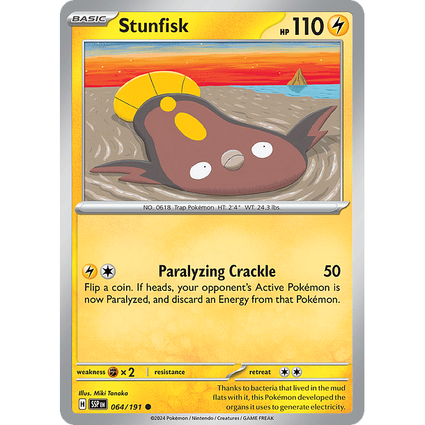 Stunfisk- 064/191 - Common Reverse Holo- Inglés