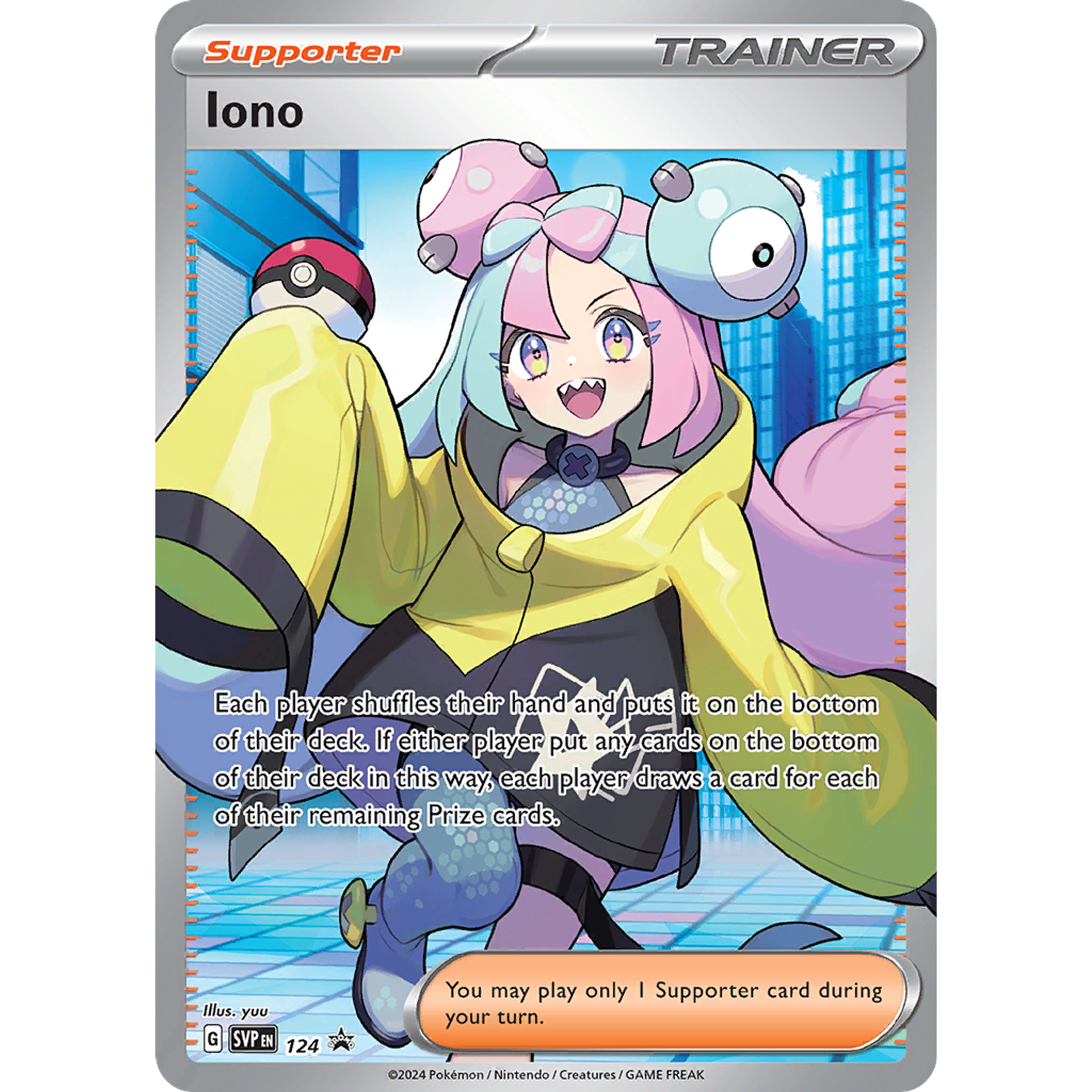 Iono – SVP124 – Full Art Holo Promo – Inglés