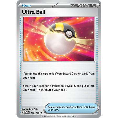 Ultra Ball 196/198- Uncommon– Inglés