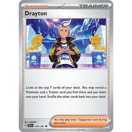 Drayton – 174/191 – Uncommon Reverse Holo – Inglés