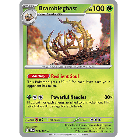 Brambleghast - 021/162 - Holo Rare Inglés