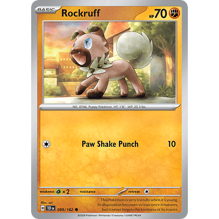 Rockruff - 089/162 - Common Inglés