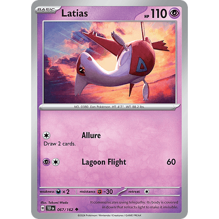 Latias - 067/162 - Uncommon Inglés