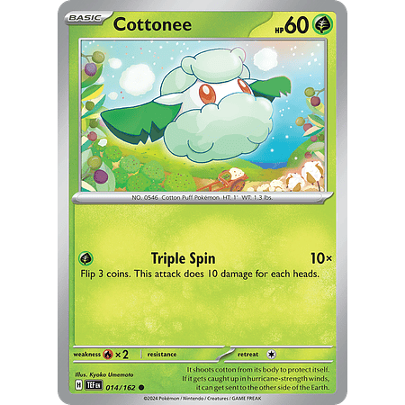 Cottonee - 014/162 - Common Inglés