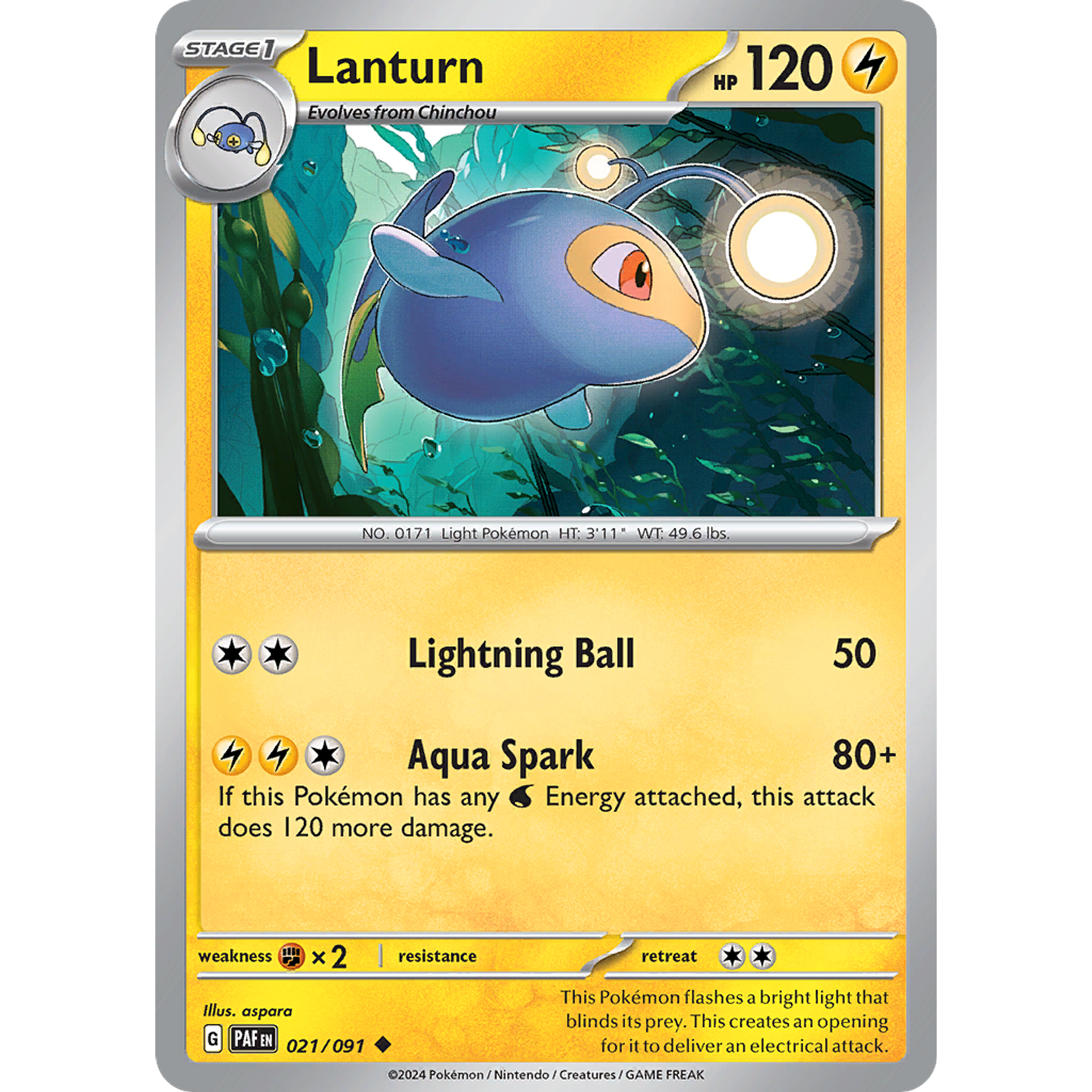 Lanturn - 021/091 - Uncommon Inglés