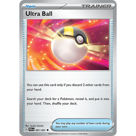 Ultra Ball - 091/091 - Uncommon Reverse Holo Inglés