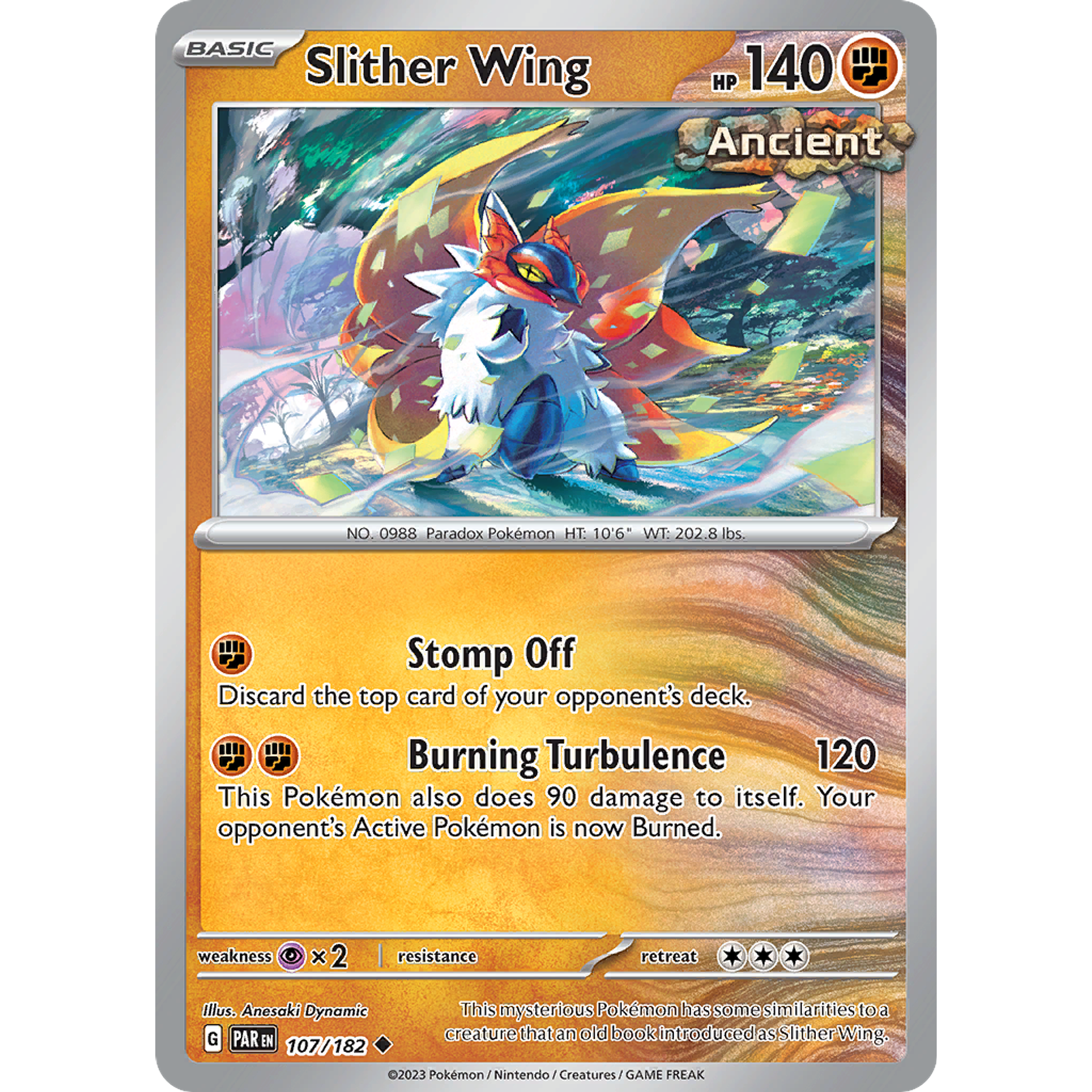 Slither Wing - 107/182 - Uncommon Inglés