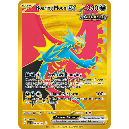 Roaring Moon ex - 262/182 - Gold Secret Inglés