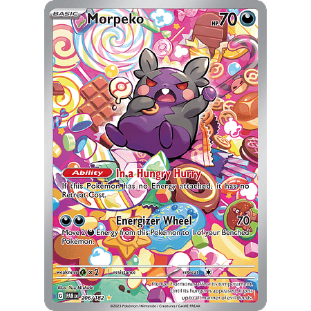 Morpeko - 206/182 - Illustration Rare Inglés