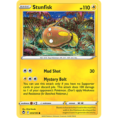 Stunfisk - 055/195 - Common- Inglés