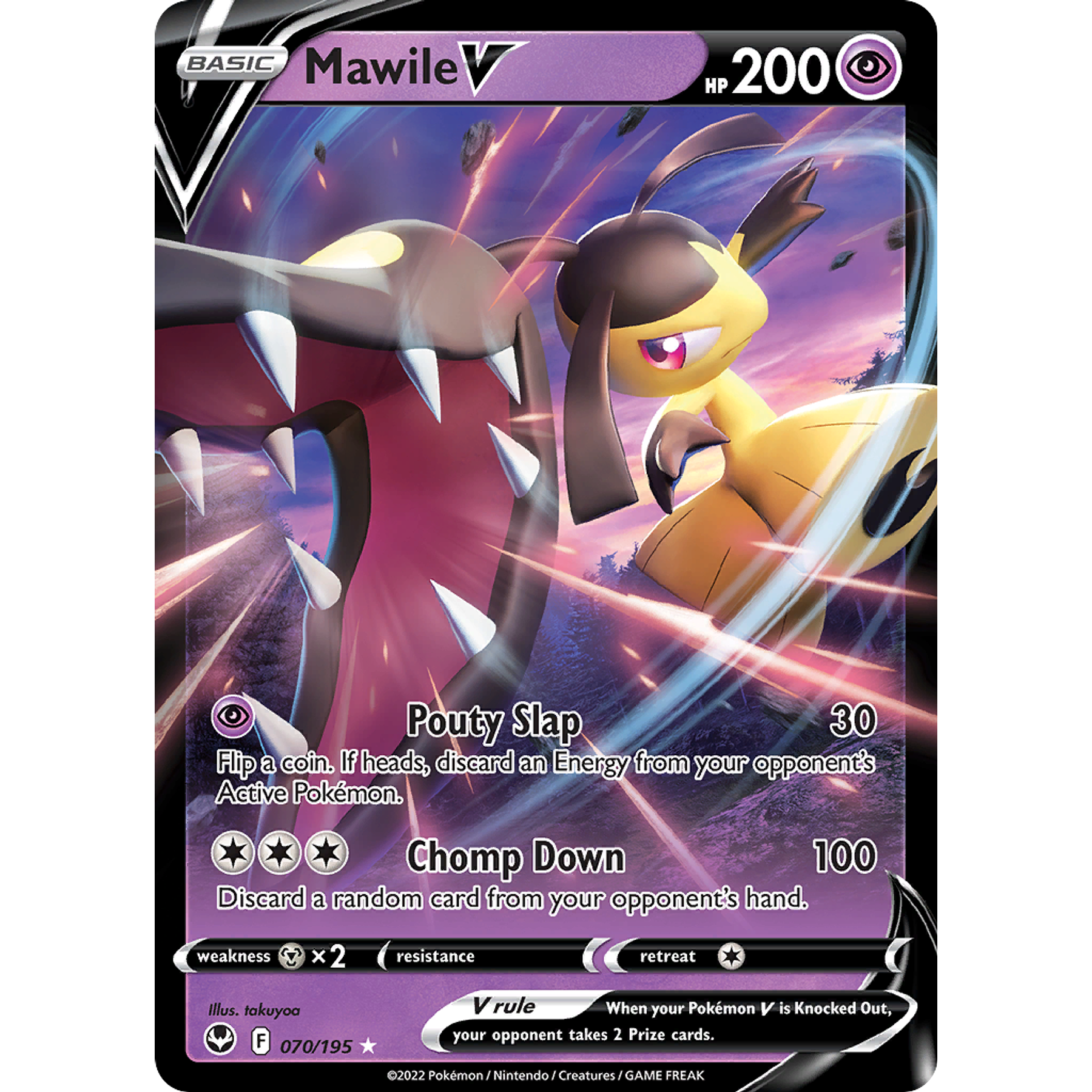 Mawile V - 070/195 - Ultra Rare Inglés