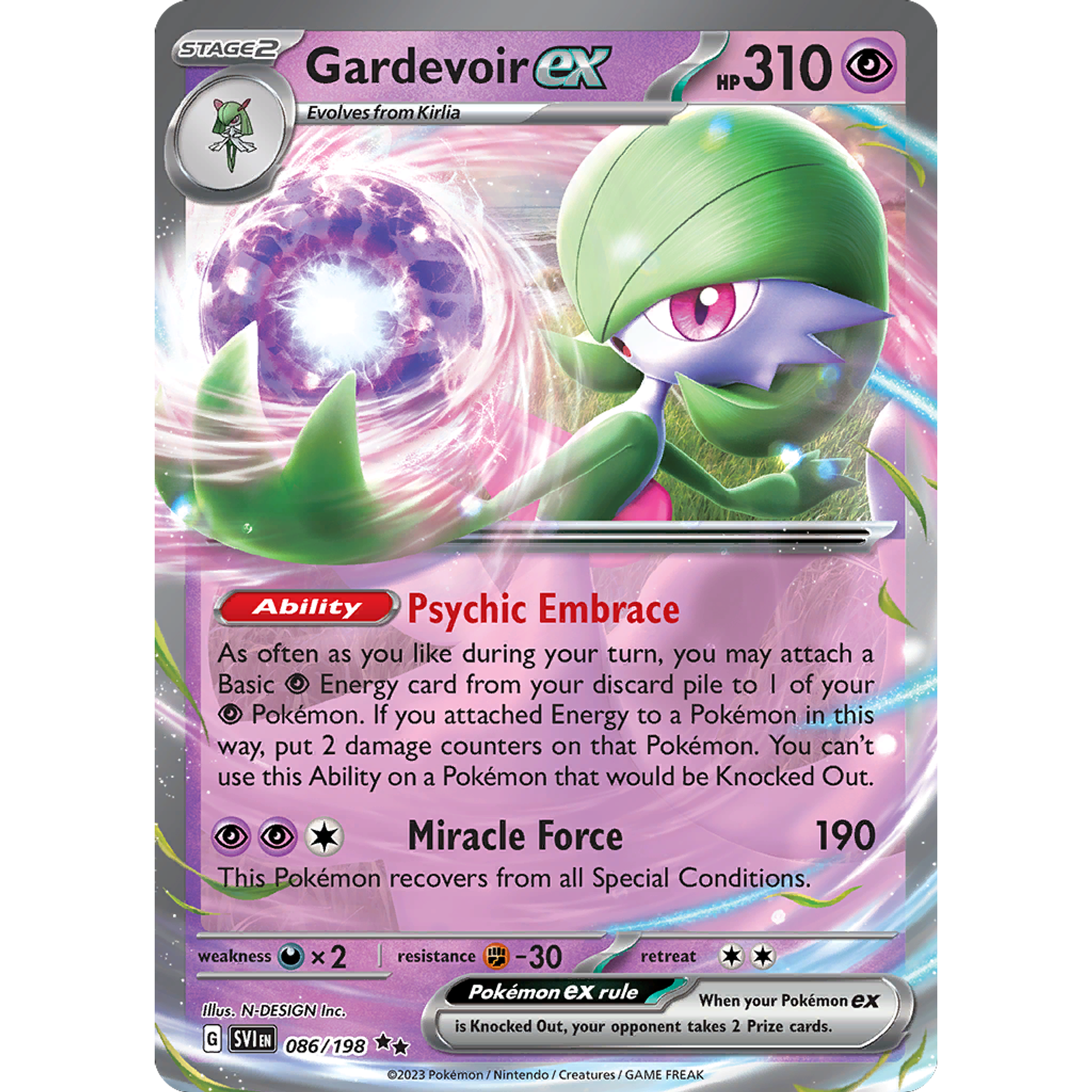 Gardevoir ex - 086/198 - Ultra Rare Portugues