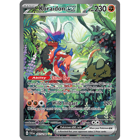 Koraidon ex - 247/198 - Special Illustration Rare Inglés