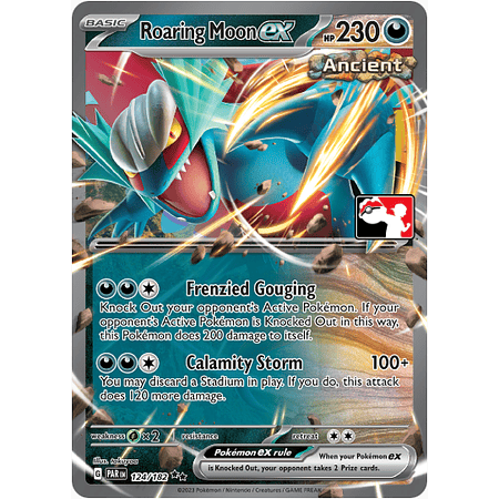 Roaring Moon ex - 124/182 - Ultra Rare Inglés League