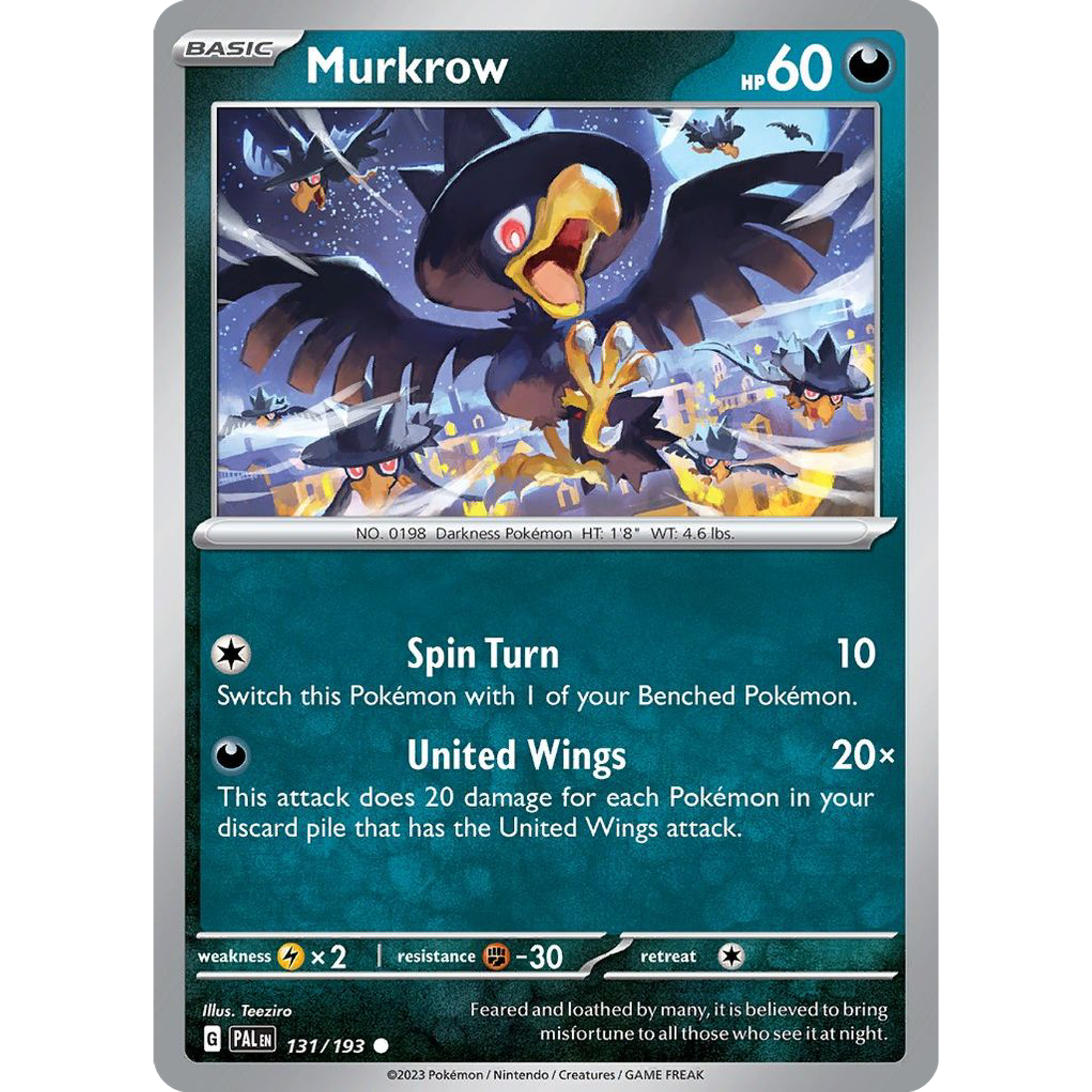 Murkrow - 131/193 - Common  Español